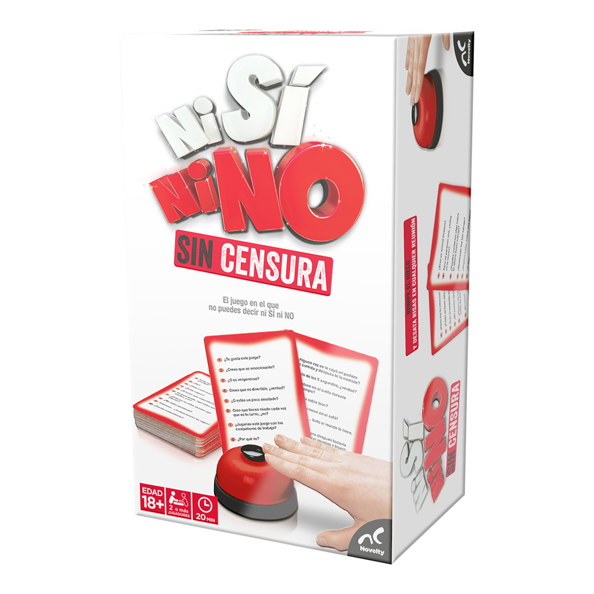 Juego de Mesa Ni Si, Ni No Sin Censura NOVELTY image number null