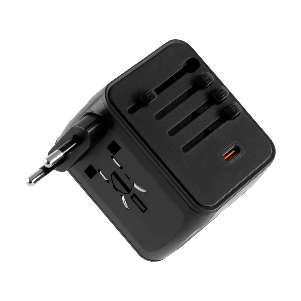 Cargador de Pared Mobo Viaje 2 Puertos Usb A/Usb C 20W image number null