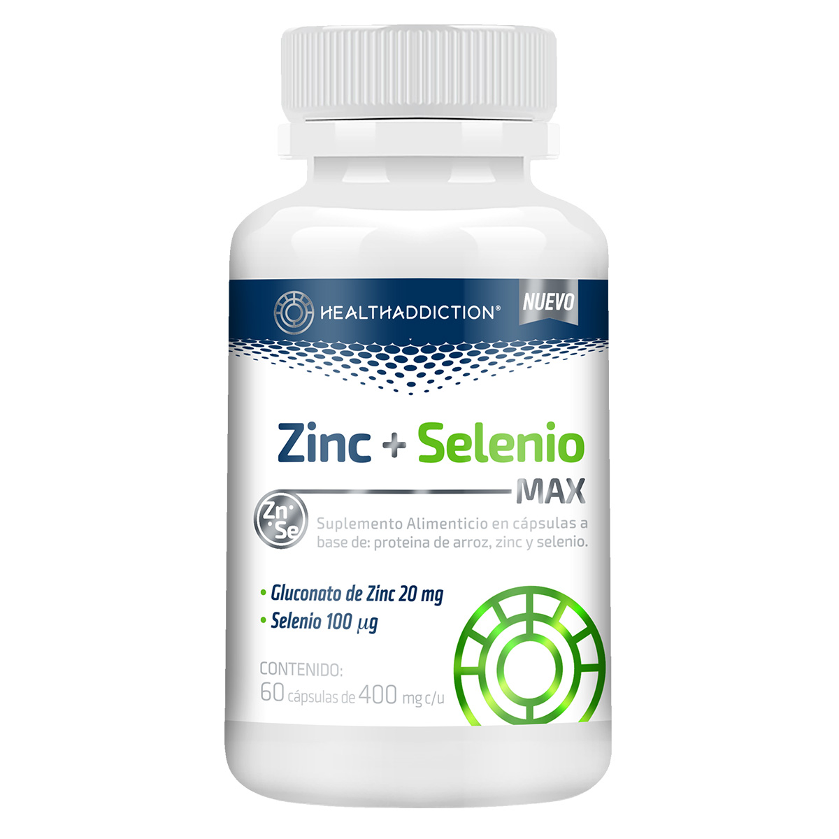 Suplemento Alimenticio Zinc y Selenio Max Healthaddiction image number null