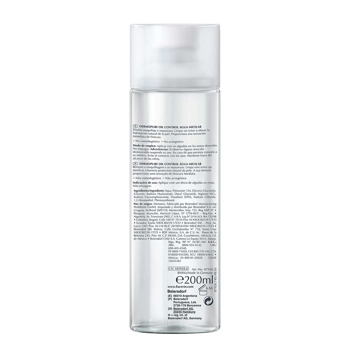 Eucerin DermoPURE Loción Micelar 200ml image number null