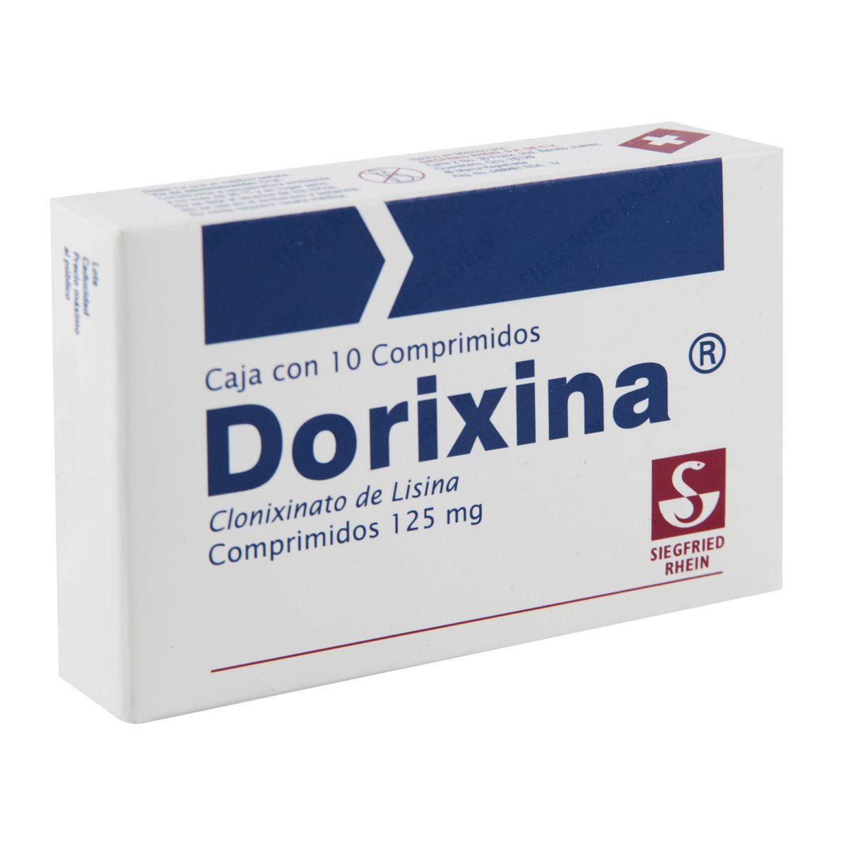 Dorixina 125 mg tab 10 image number null