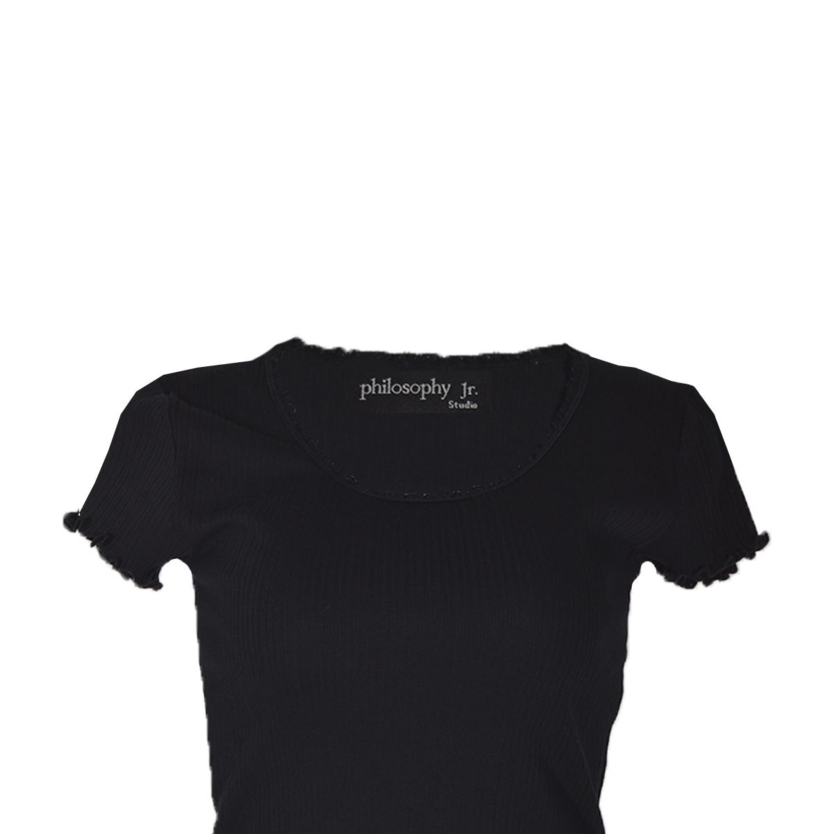 Blusa acanalada para mujer Philosophy (Talla Grande) image number null