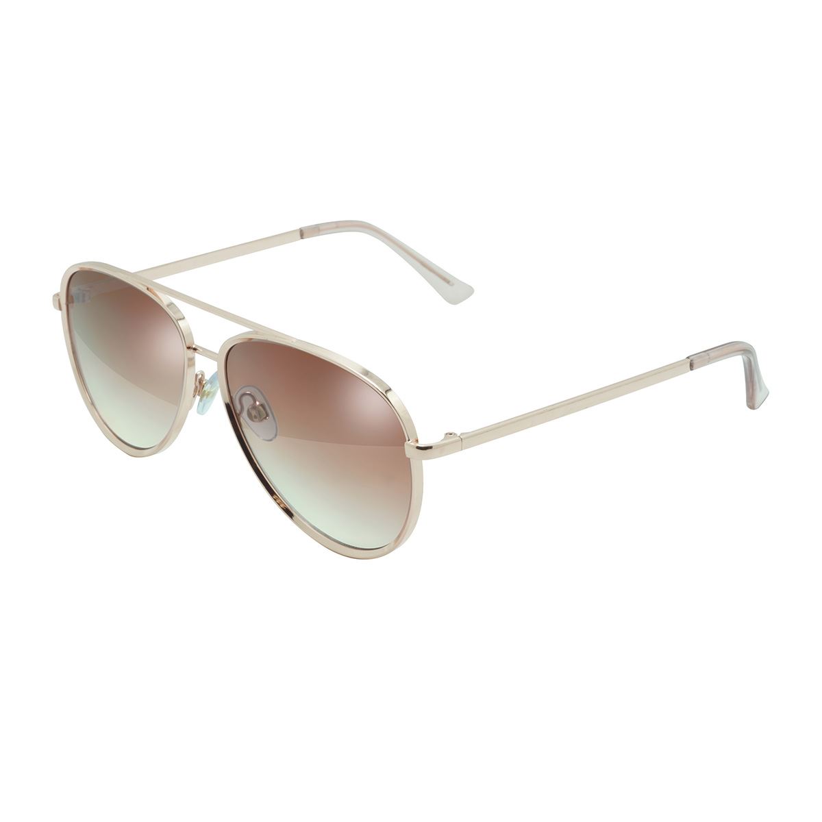 Lente Solar Nine West 45006LFC653 Aviador Oro rosado image number null