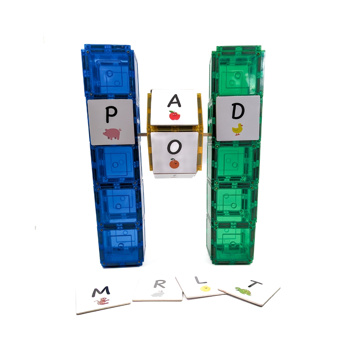 Set Mosaicos Magn&eacute;ticos Alfabeto en May&uacute;sculas 40 Piezas Learn & Grow Toys image number null