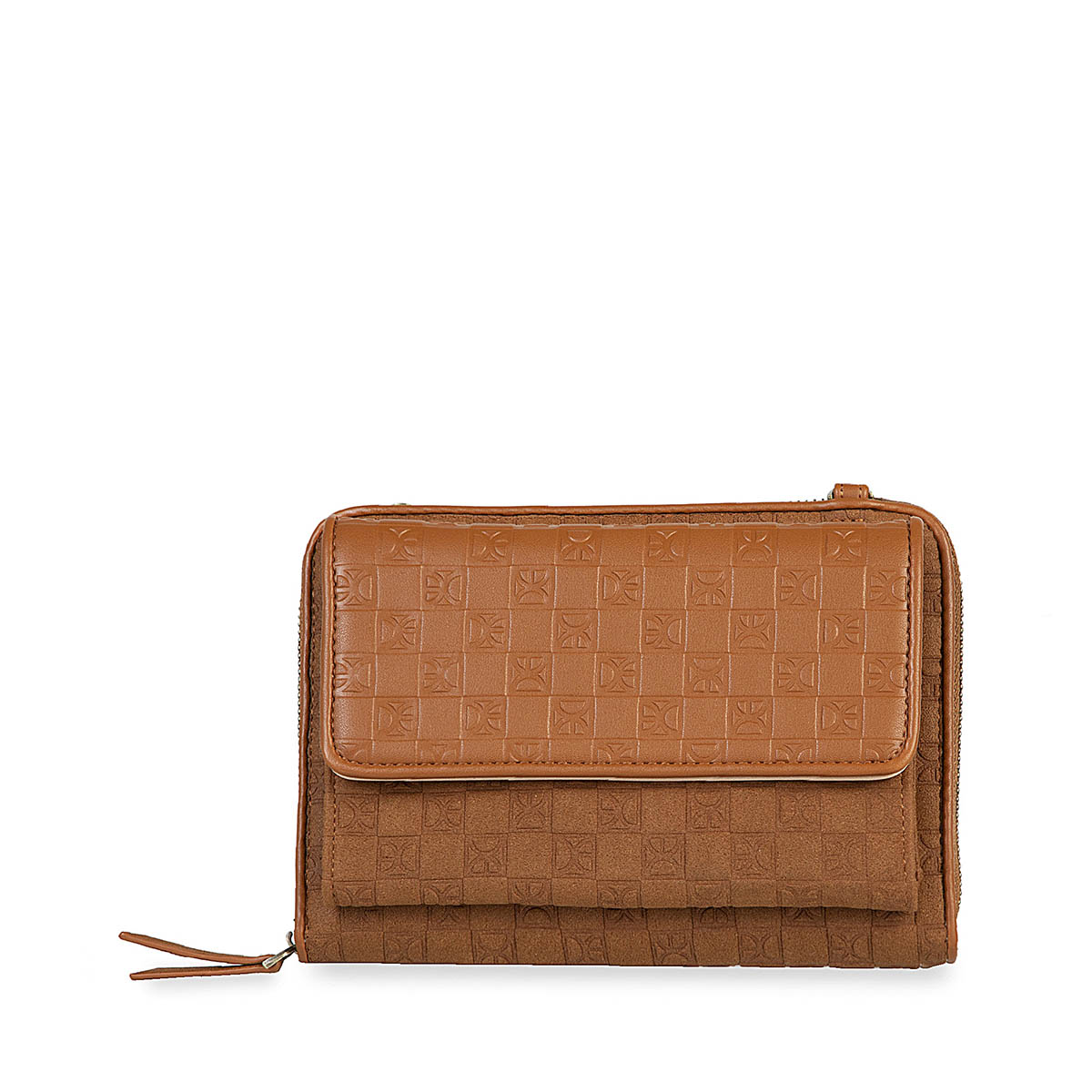 Billetera H&iacute;brida Cloe Caf&eacute; para Mujer image number null