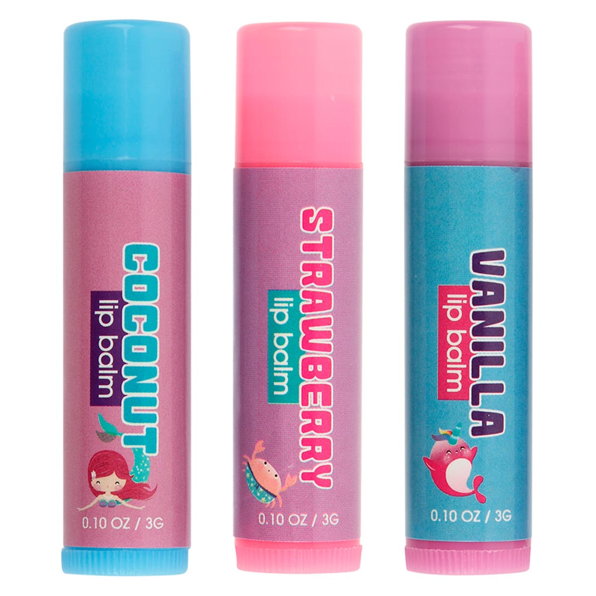 Balsamo de Labios 3 Piezas Mermaid Bys Mini Me image number null