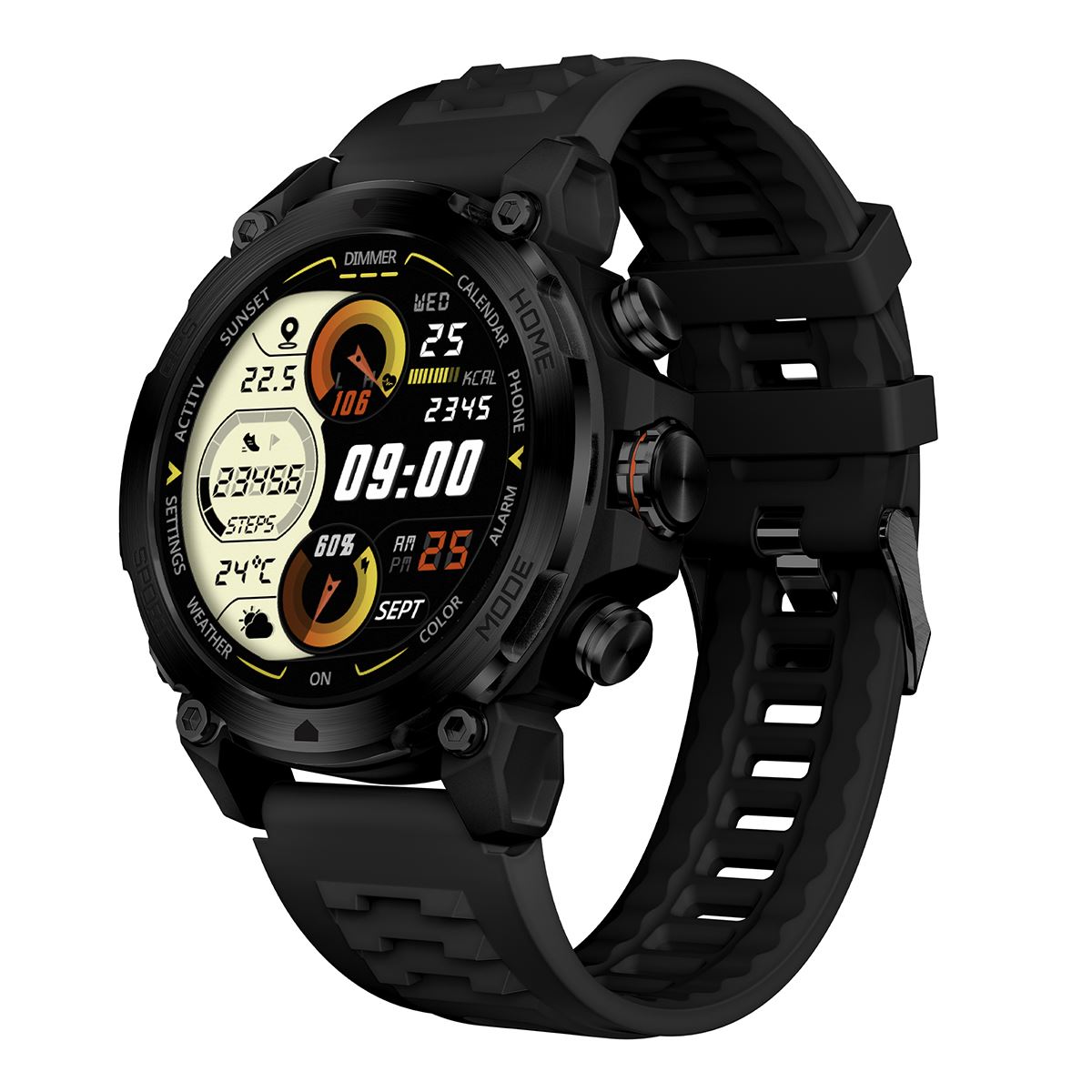 Smartwatch STF Kronos Thunder Negro image number null