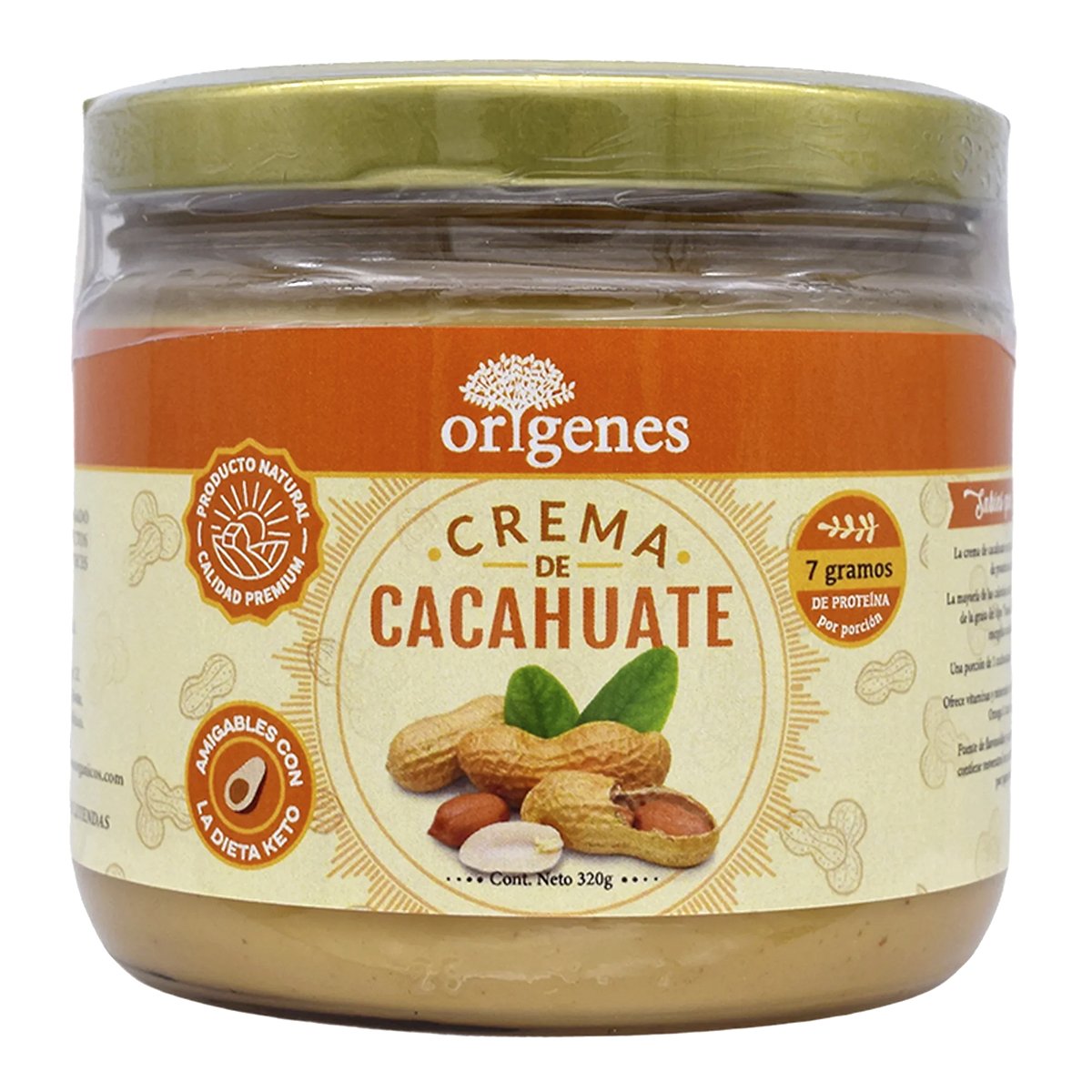 Crema De Cacahuate Origenes 320g image number null
