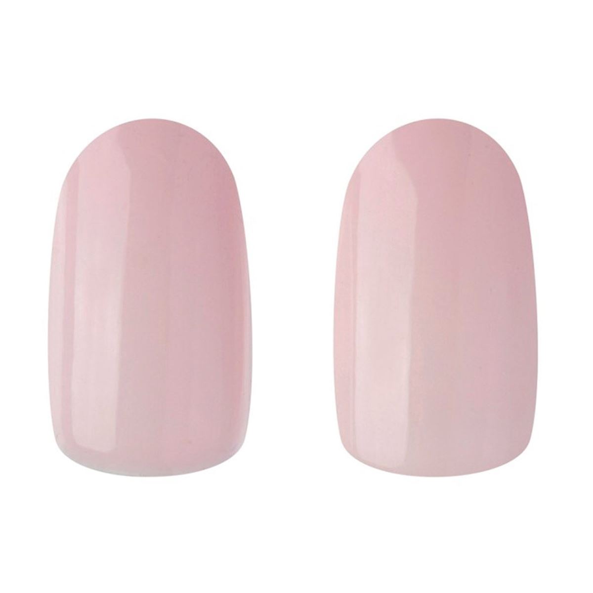 Kit U&ntilde;as Postizas Nail Creations Express Oval Rosa Beb&eacute; 24 piezas image number null