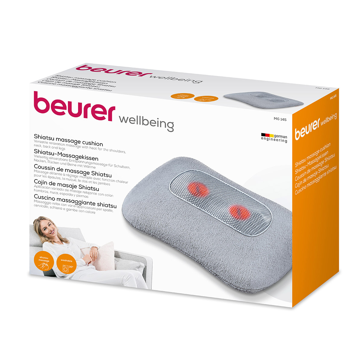 Almohada de Masaje Shiatsu Beurer image number null
