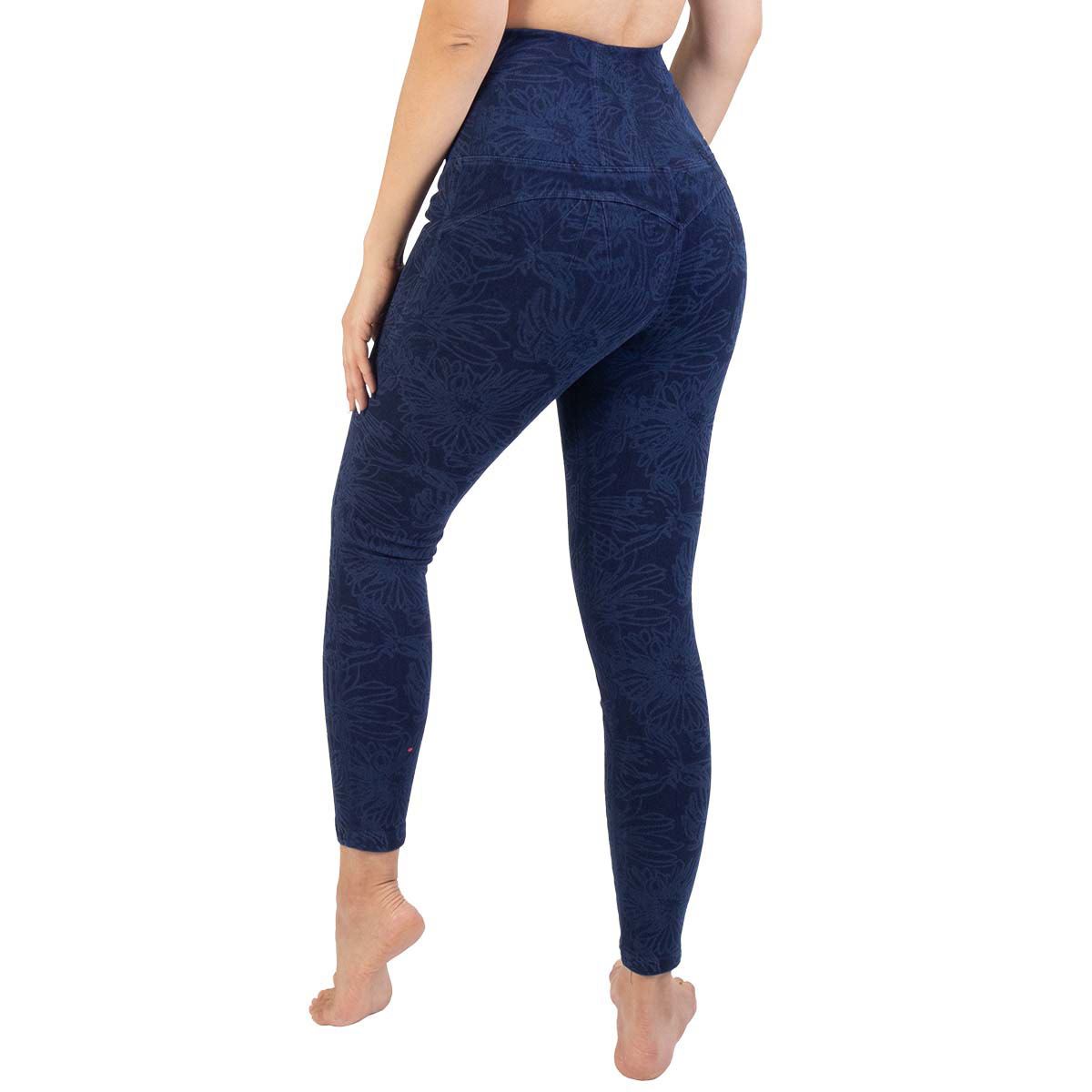 Leggin stretch control Oscar Hackman modelo OH-LEGSCON color azul marino estampado talla mediana dama image number null