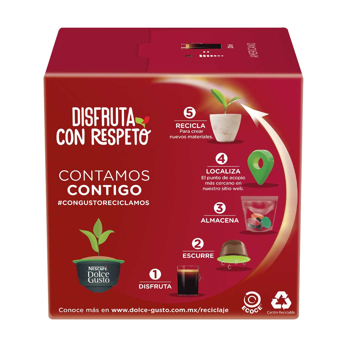 Cápsulas de Nescafé Americano image number null