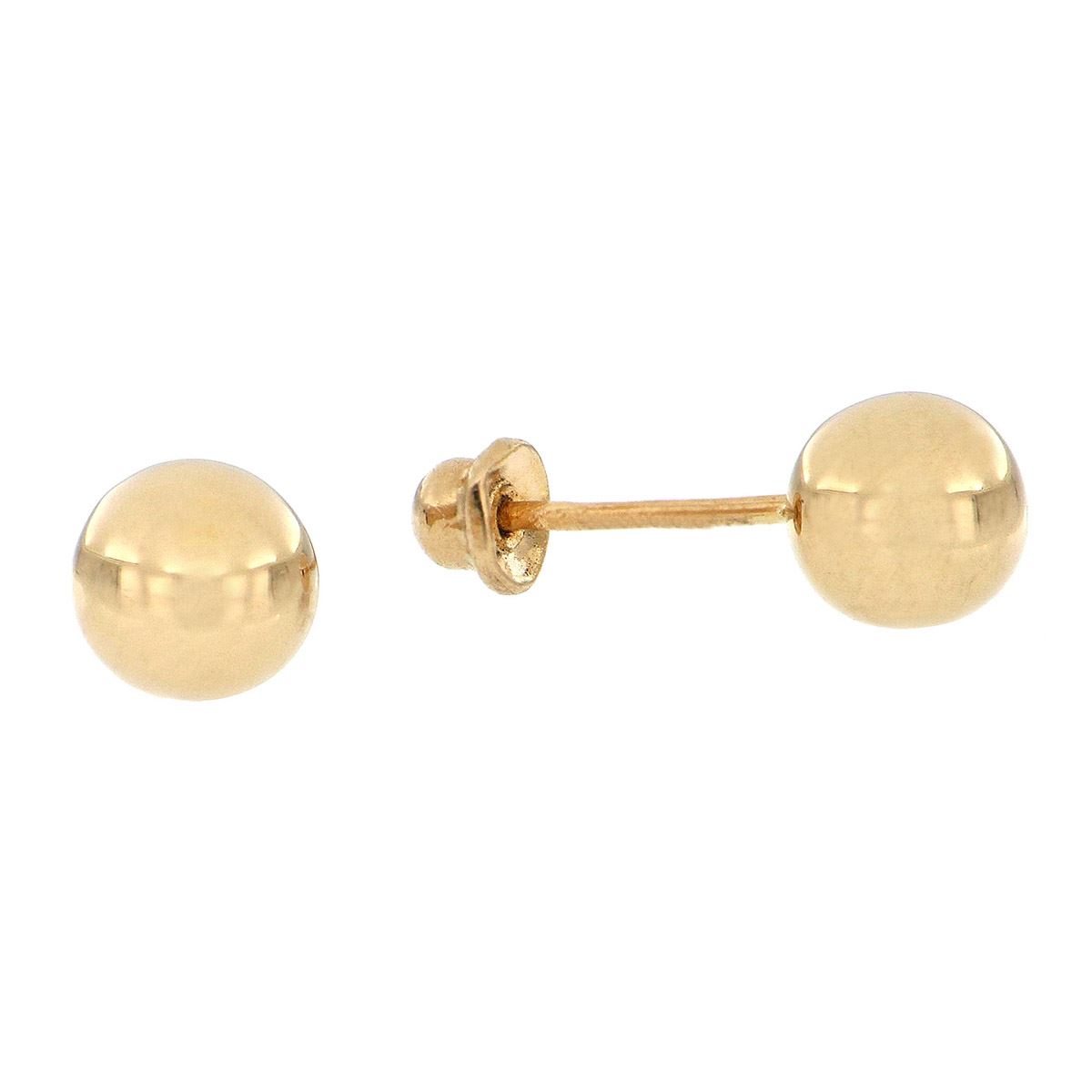 Broqueles HERS  Bola Mediana en Oro de 14 K image number null