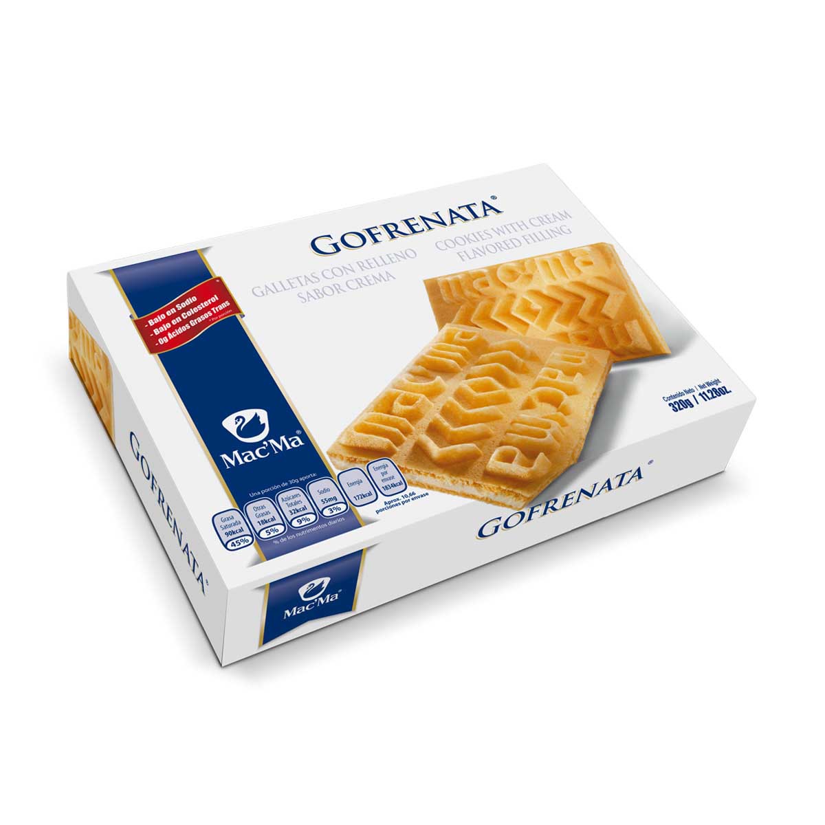 Caja de Galleta Mac´Ma Gofrenata 320 g image number null