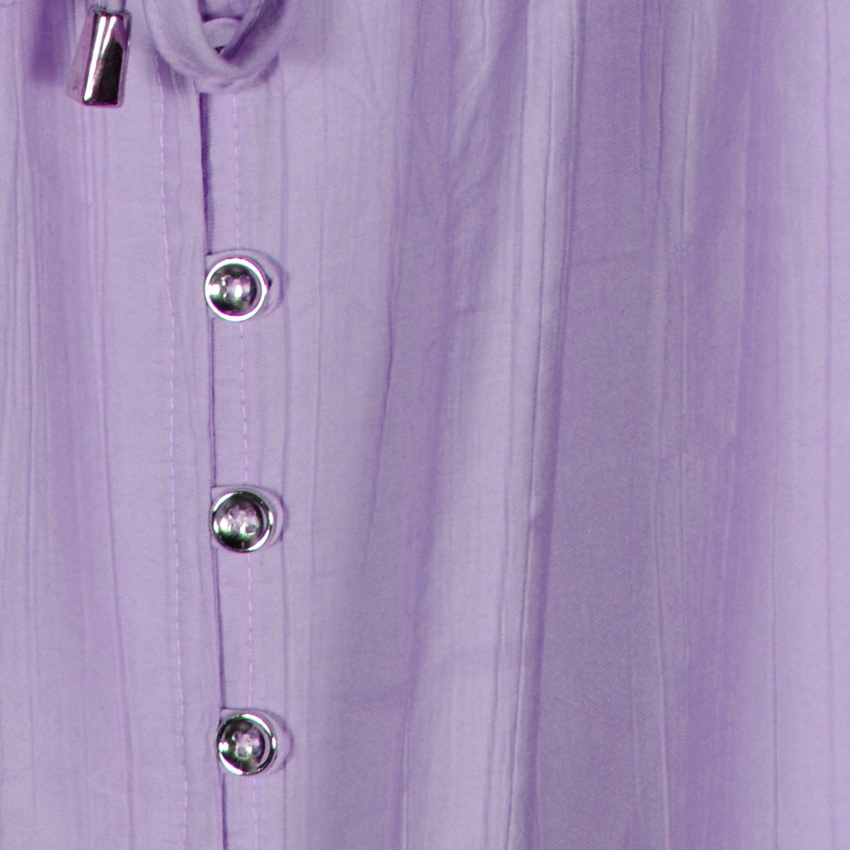 Blusa Lisa con Olanes Philosophy Talla Mediana Color Morado Claro para Mujer image number null