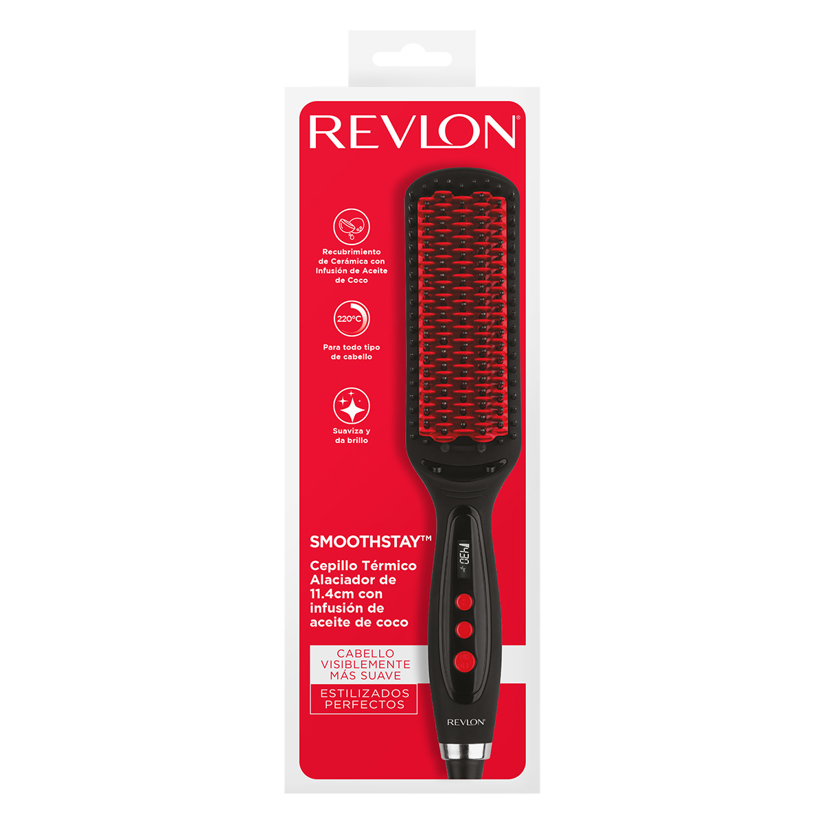 Cepillo Alaciador Smoothstay Revlon image number null