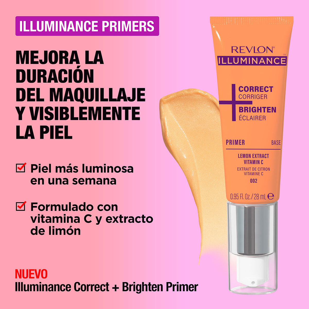 Primer Revlon Prebase Maquillaje Illuminance Brightening + Correcting image number null