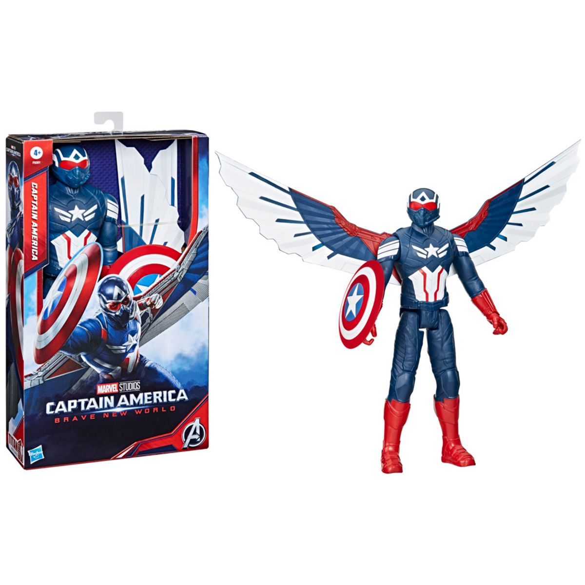 Figura de Acción 30 cm Marvel Studios Titan Hero Capitán América image number null