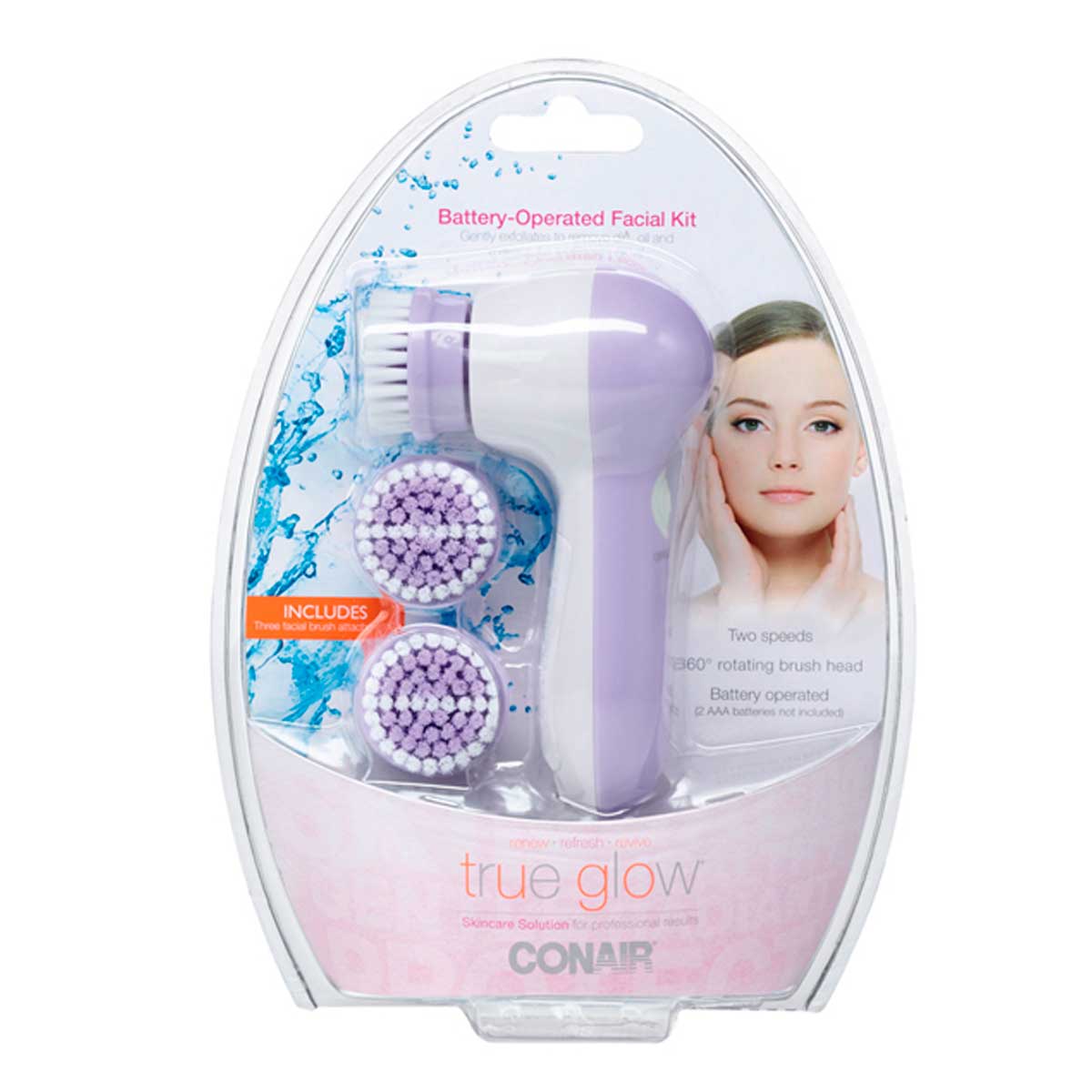 Cepillo Facial True Glow Conair image number null