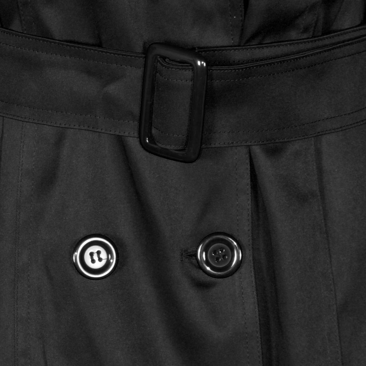 Gabardina Lisa con Cinturón y Capucha Philosophy Talla Mediana para Mujer image number null