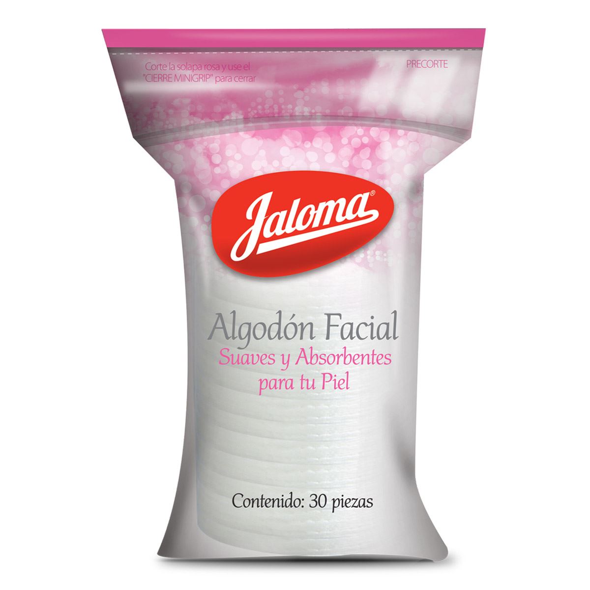 Algod&oacute;n Facial tubo 30 piezas image number null