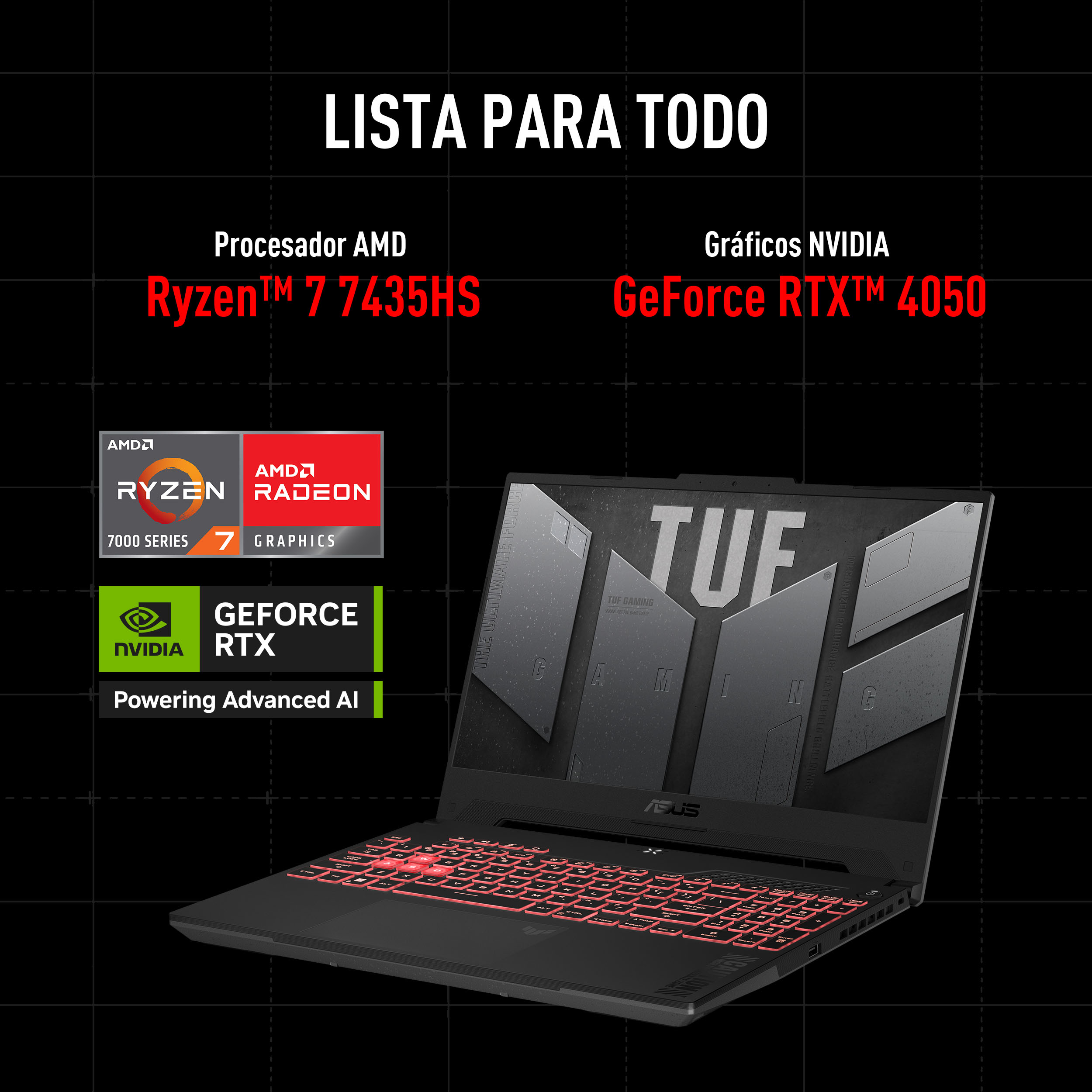 Laptop Gamer Asus de 15.6 Pulgadas Tuf Fa507nur-Lp087w image number null