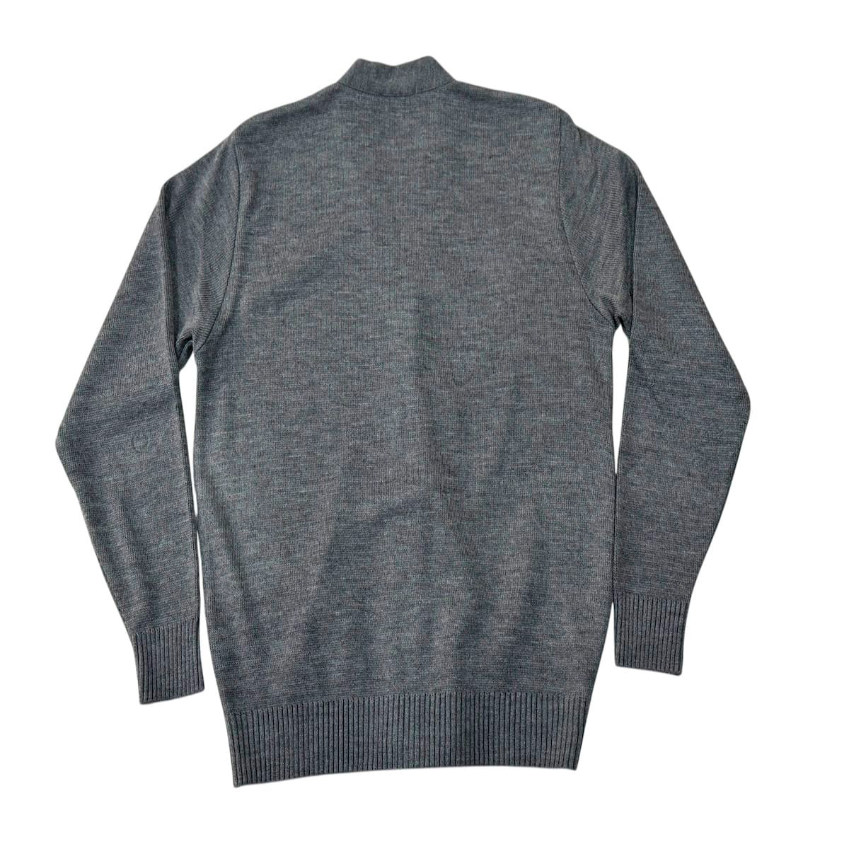 Suéter Cuello V Abierto Márquez Fratello Gris Talla Extra Grande para Hombre image number null
