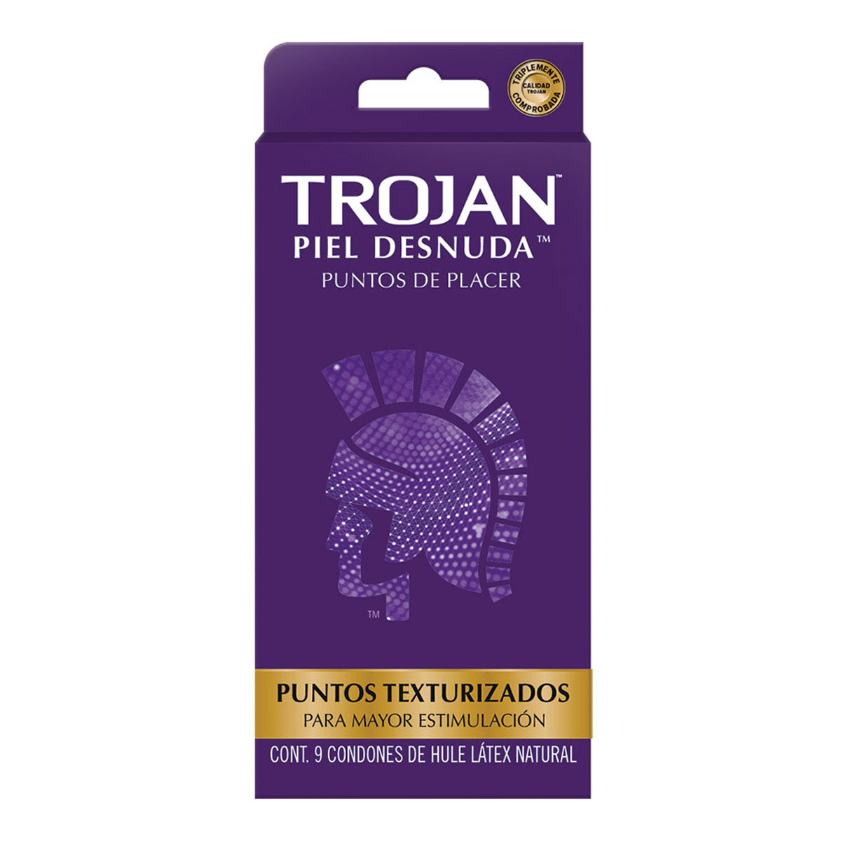 Condones de Latex Ultra Delgados Texturizados Trojan 9 piezas image number null