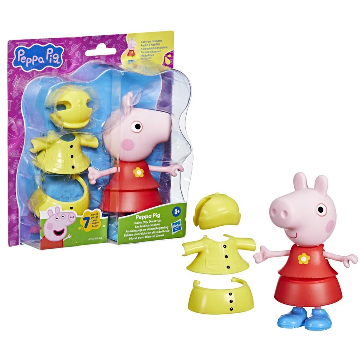 Mu&ntilde;eca Peppa Pig Rainy Day Estilos Divertidos image number null