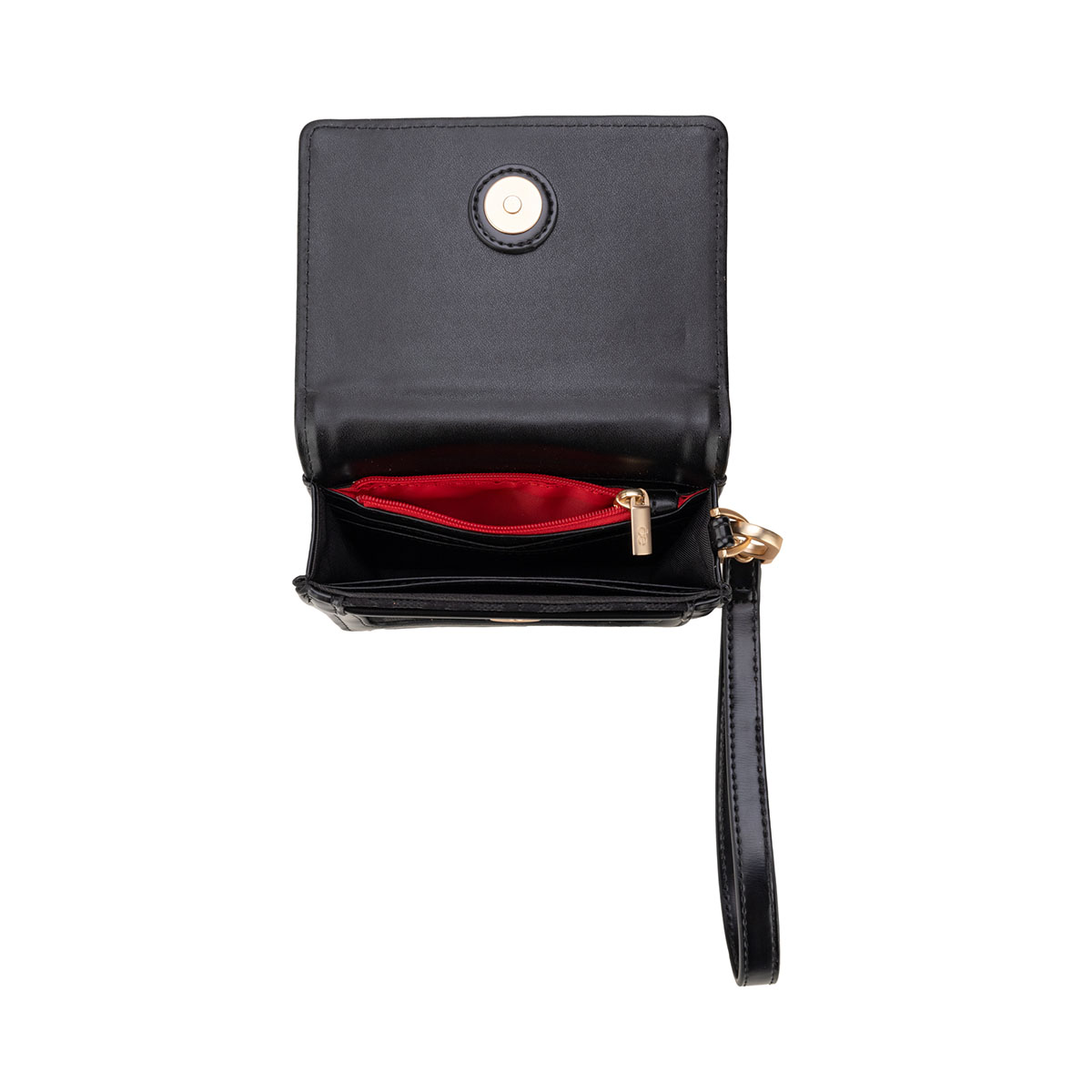 Billetera Flap Cloe Color Negro para Mujer image number null
