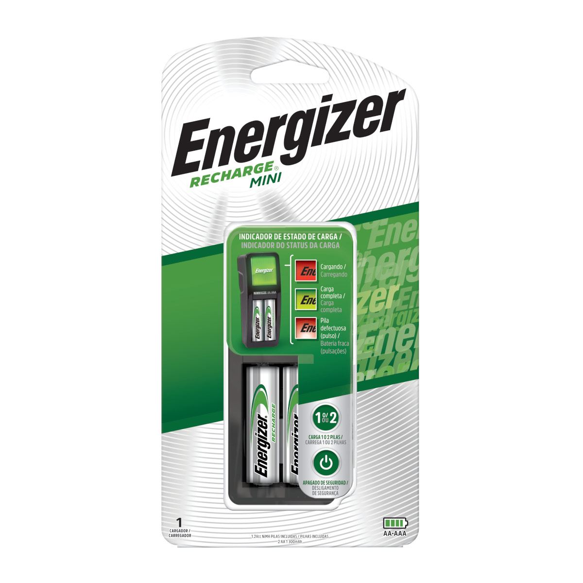 Cargador Mini Energizer C/2 AA image number null