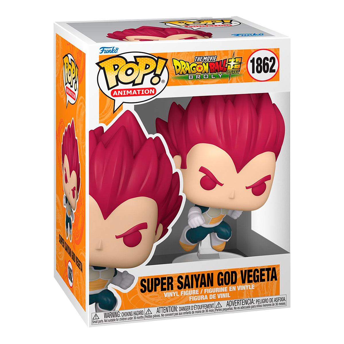 Funko Pop Animation Dragon Ball Super Broly Vegeta Super Saiyajin Dios image number null