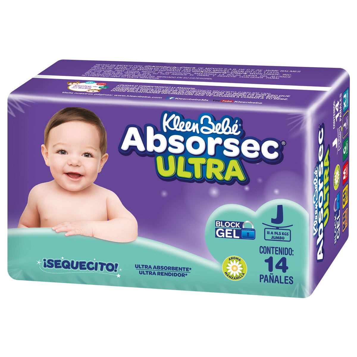 Pañal Jumbo Absorsec 14 Unidades image number null
