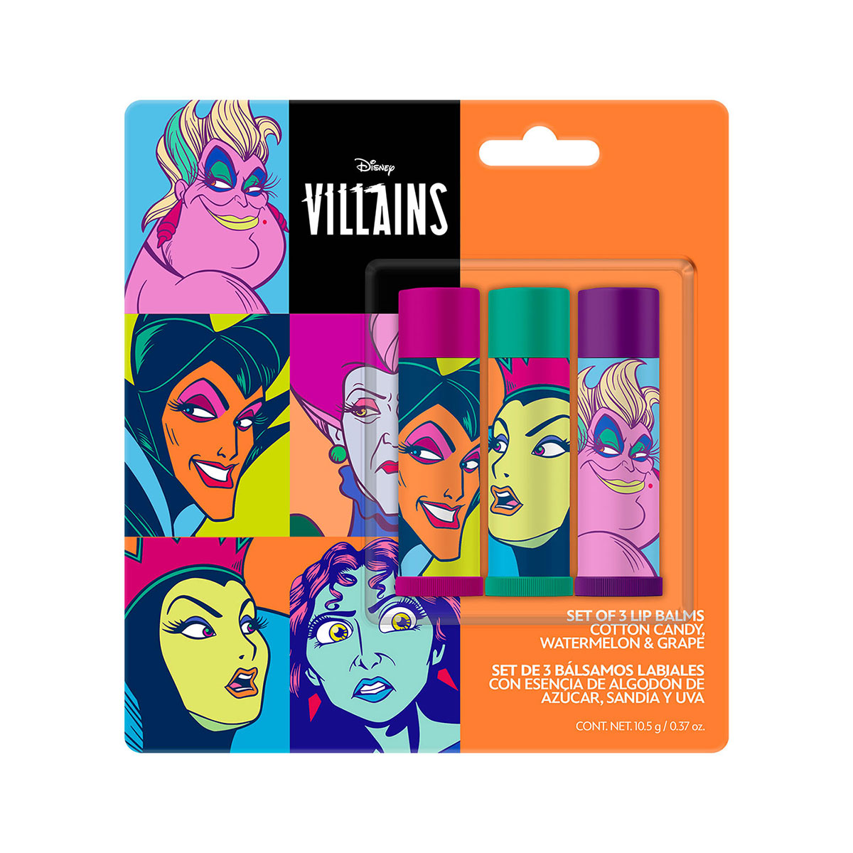 Disney Set 3 Lipbalms Villanas image number null