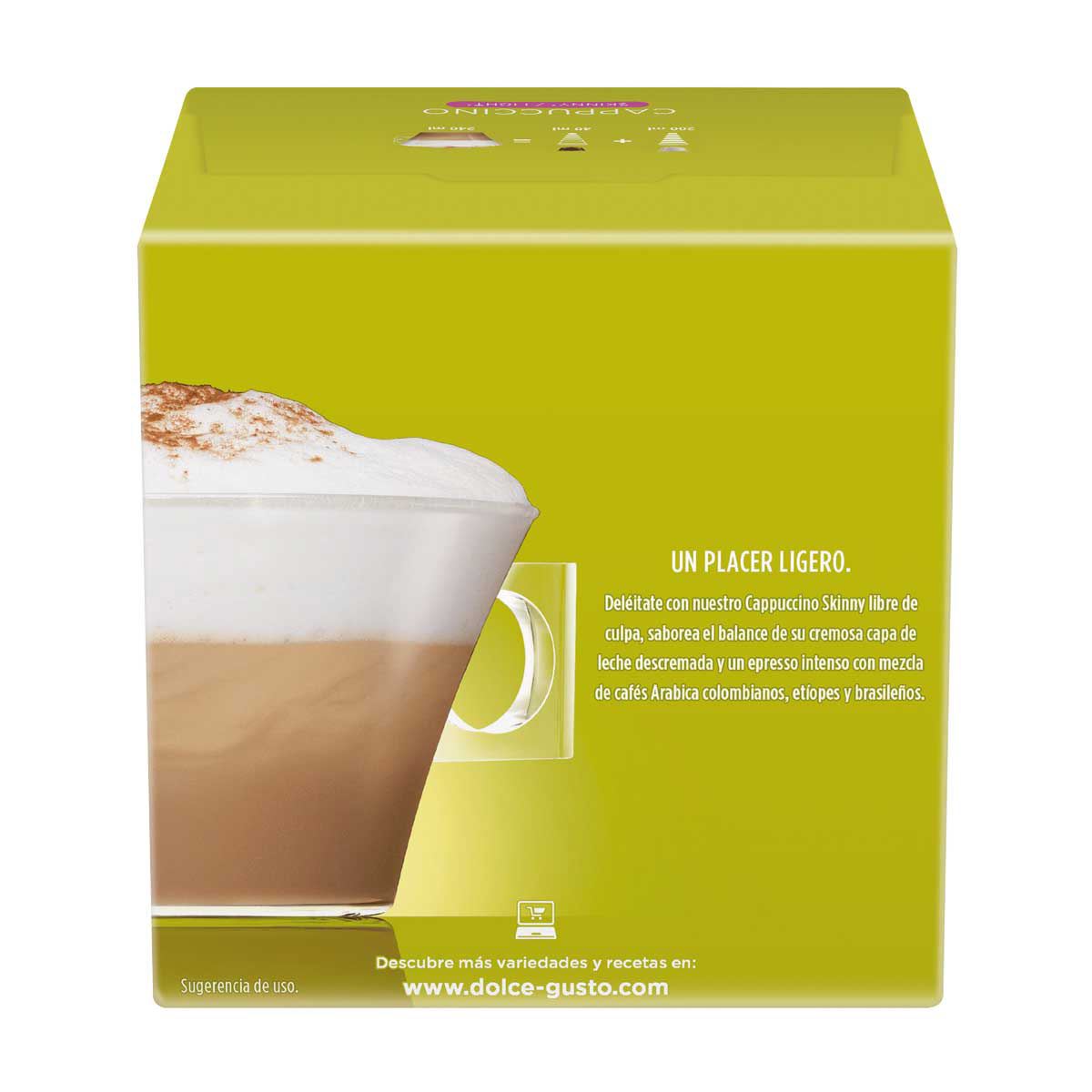 Cápsulas Cappuccino Skinny Nescafé Dolce Gusto image number null