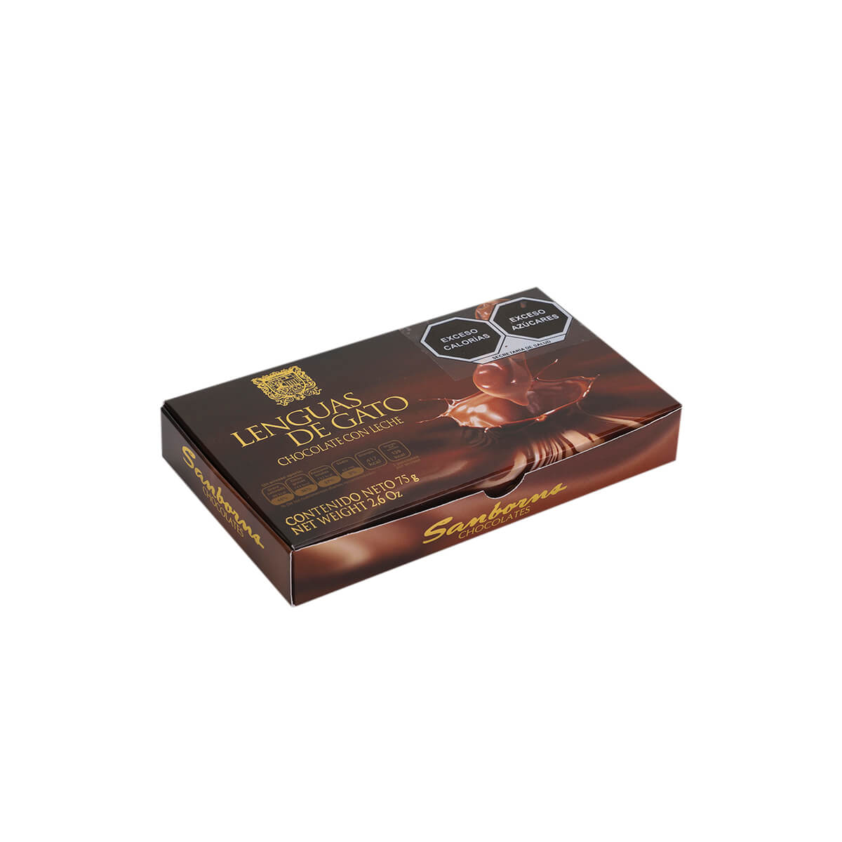 Caja de Chocolates Lenguas de Gato de 75 gramos Sanborns image number null