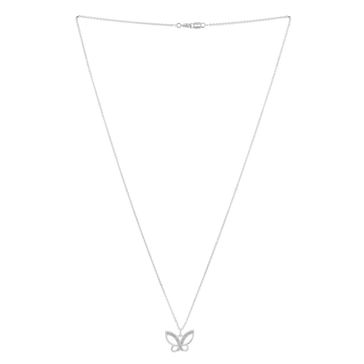 Cadena con Dije Mariposa con Piedra Villalpando image number null