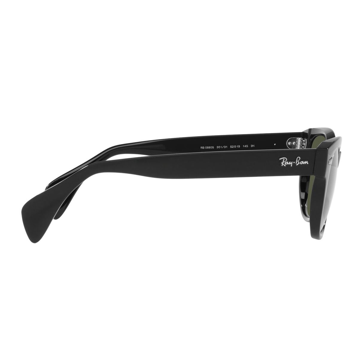 Lente Solar Ray-Ban Verde en Pl&aacute;stico Negro image number null