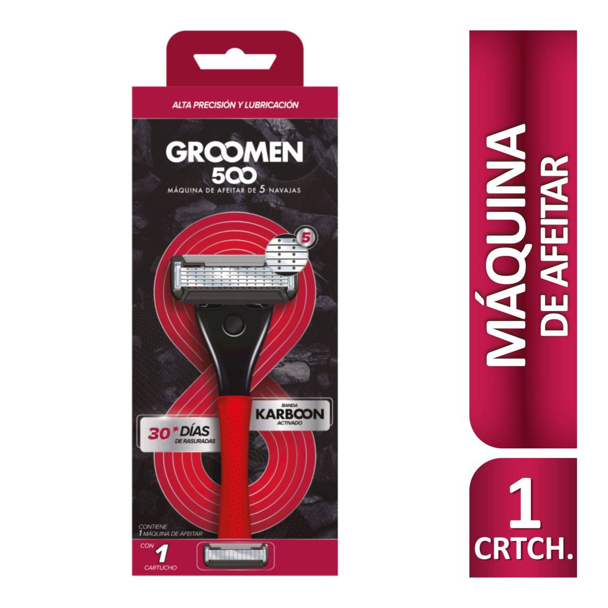 M&aacute;quina de afeitar Groomen 500 1mes e24 image number null