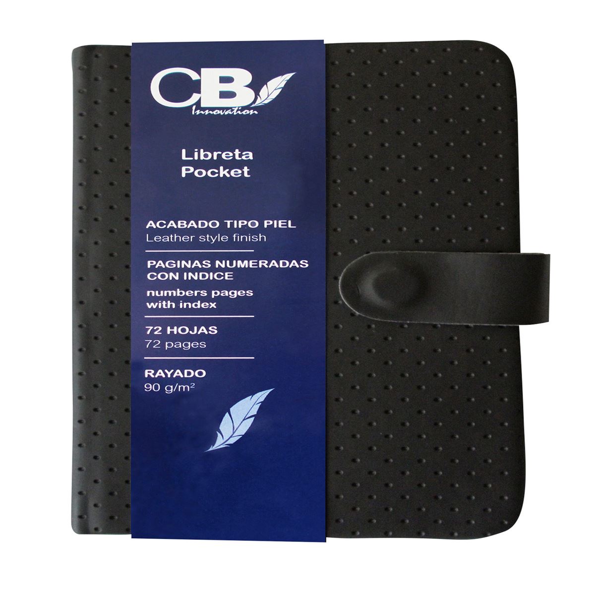 Libreta Esquela Curpiel Texturizado Puntos Colores CBI image number null