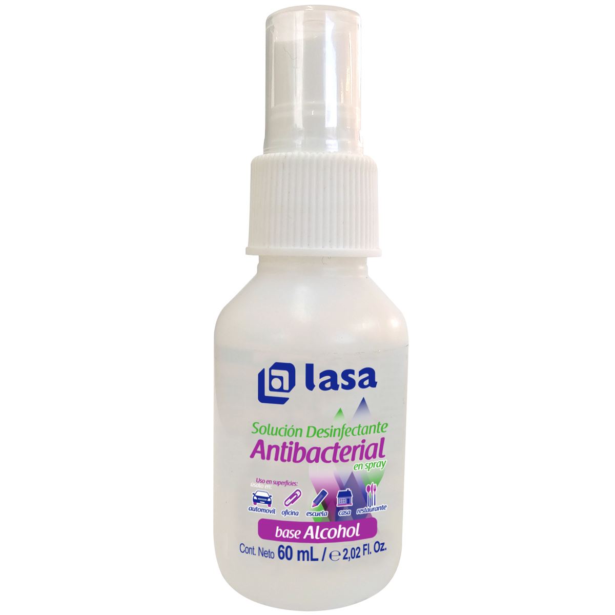 Antibacterial en spray Lasa 60ml image number null