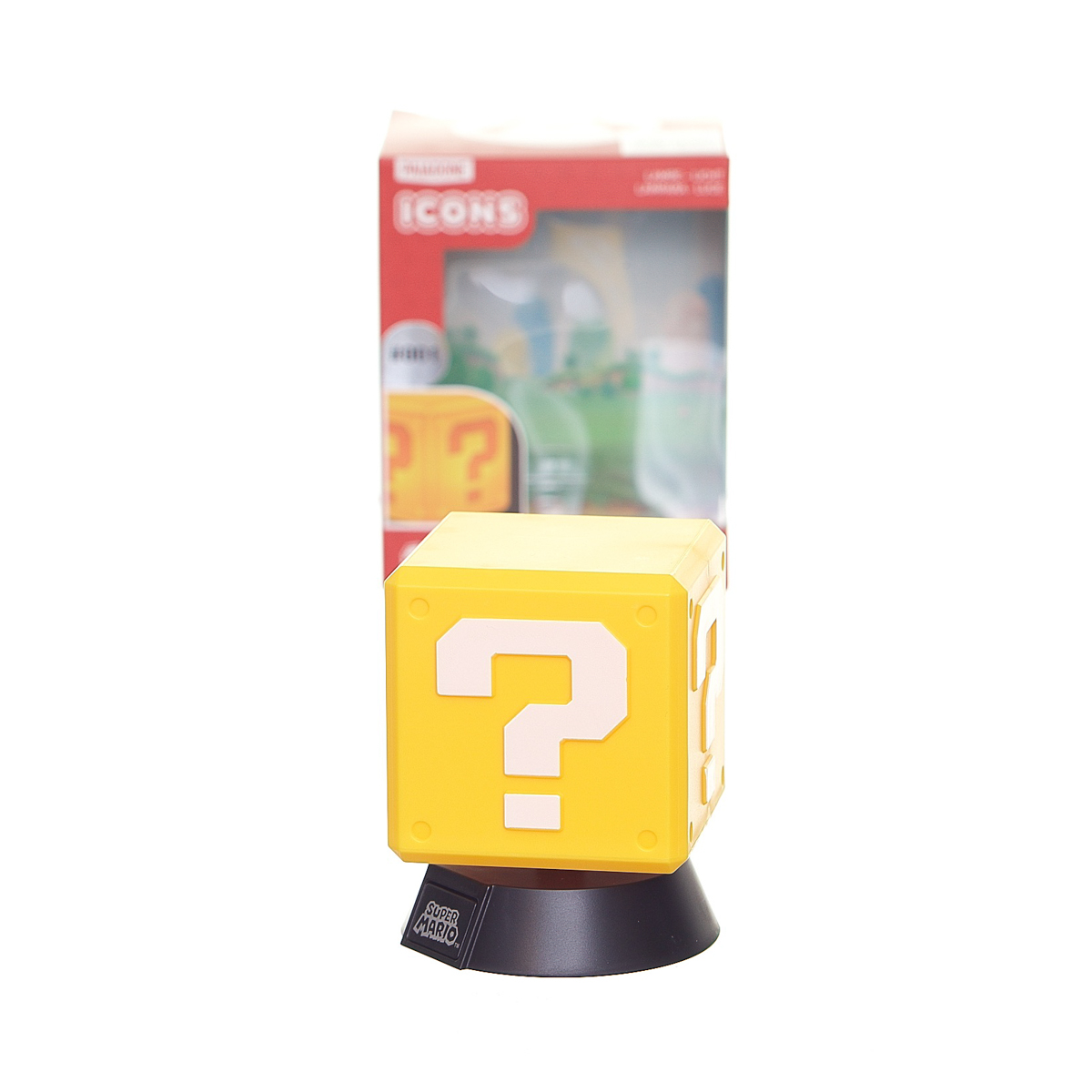 L&aacute;mpara Question Block Icon Super Mario image number null