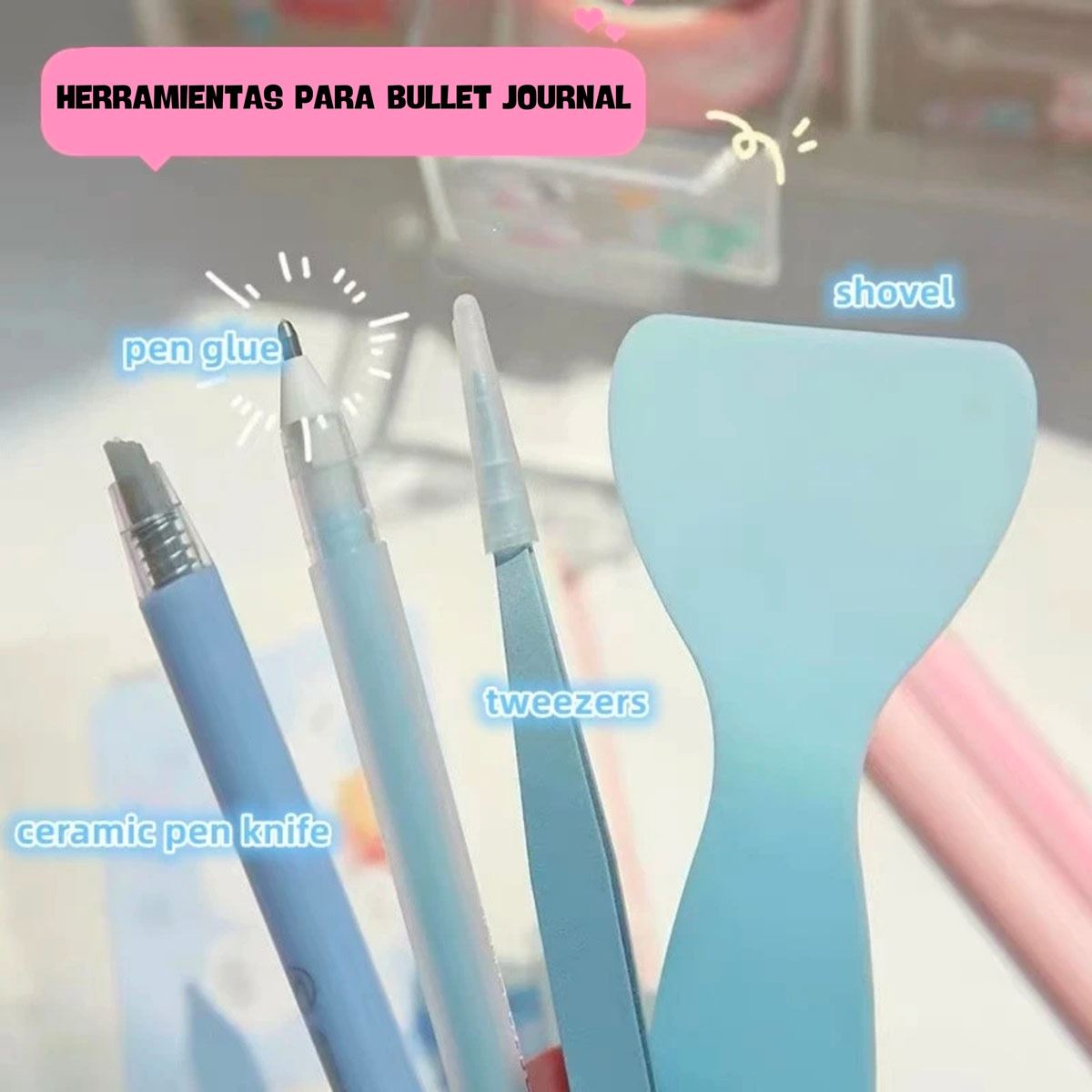 Set de Herramientas Bullet Journal Durazno image number null
