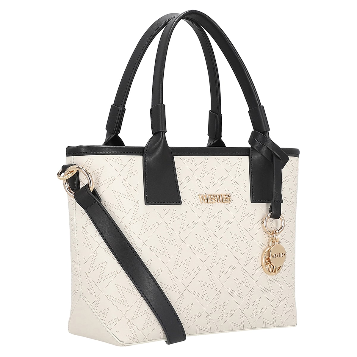 Bolsa Satchel Color Negro/Blanco para Mujer Westies image number null