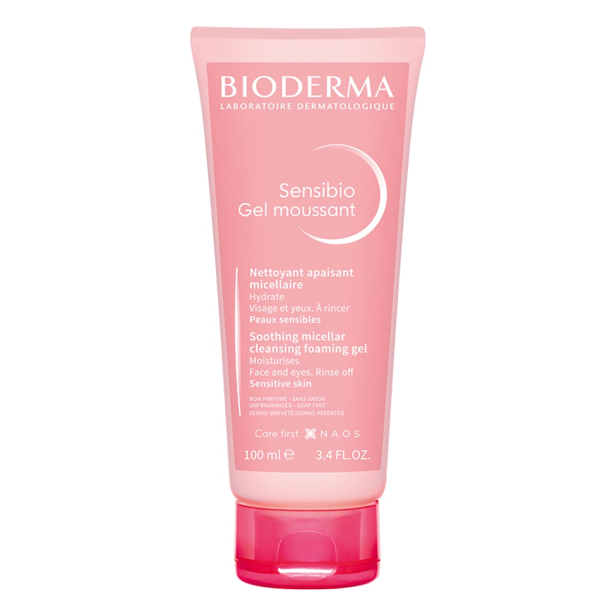 Bioderma Sensibio Gel Moussant Gel Limpiador con Poder Hidratante Reforzado 100 ml image number null
