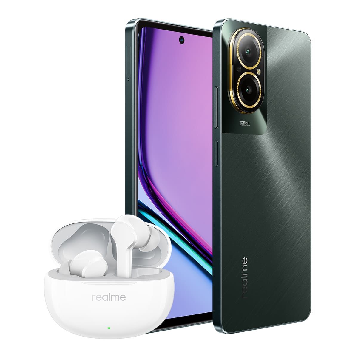 Celular Realme C67 256GB Color Negro R6 (Telcel) + Realme Earbuds image number null