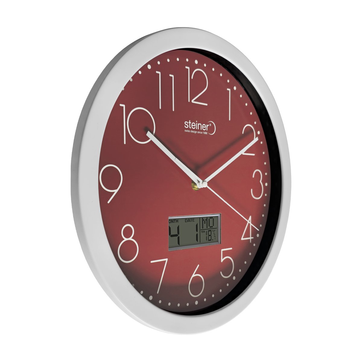Reloj de Pared Steiner Color Rojo STWA25-7163RD image number null