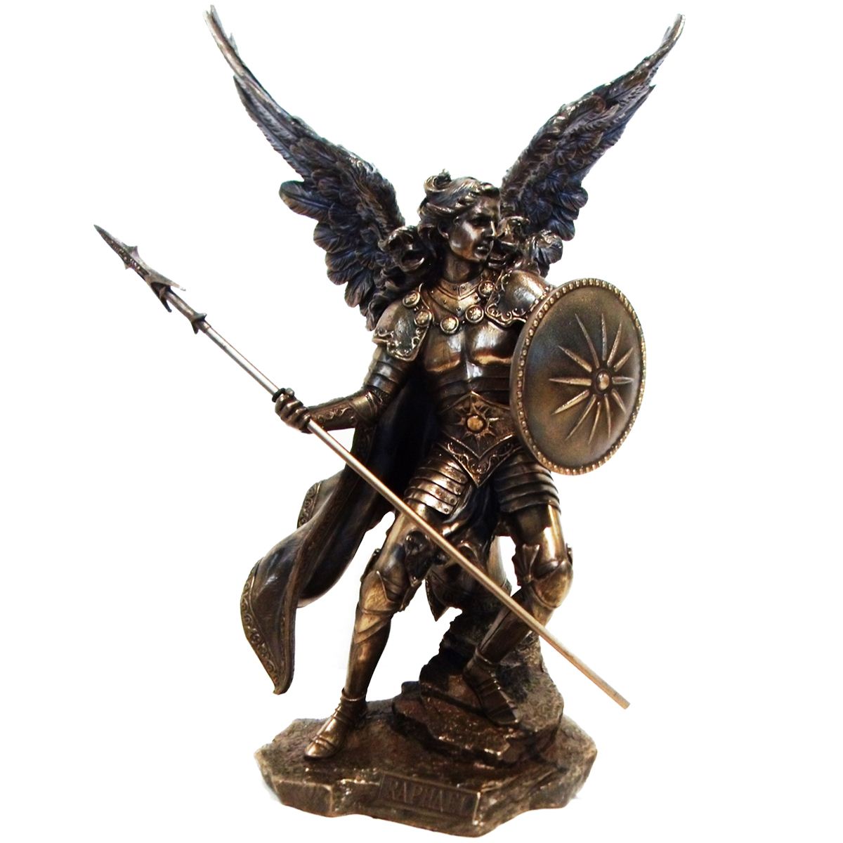 Figura Arcangel Rafael WU74697A4 Bronce image number null