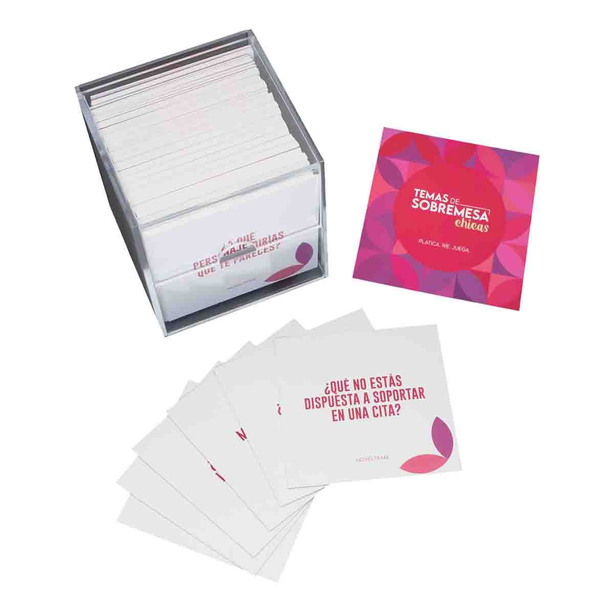 Juego de Cartas Temas de Sobremesa Chicas image number null