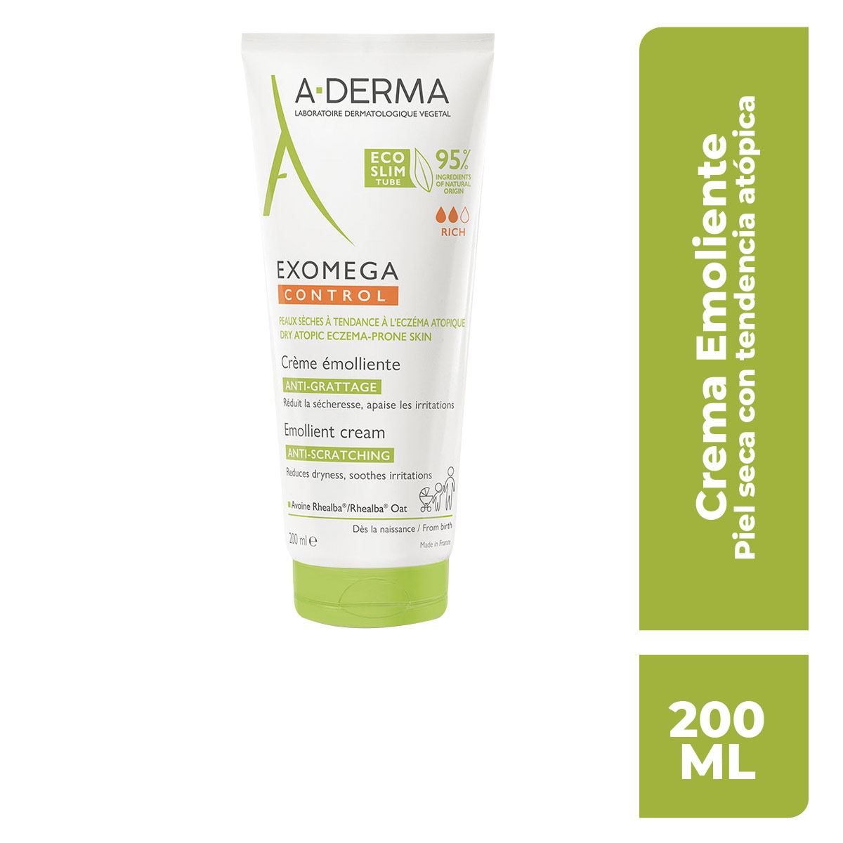 Aderma Exomega Control Crema Emoliente AnticomezÃ³n image number null